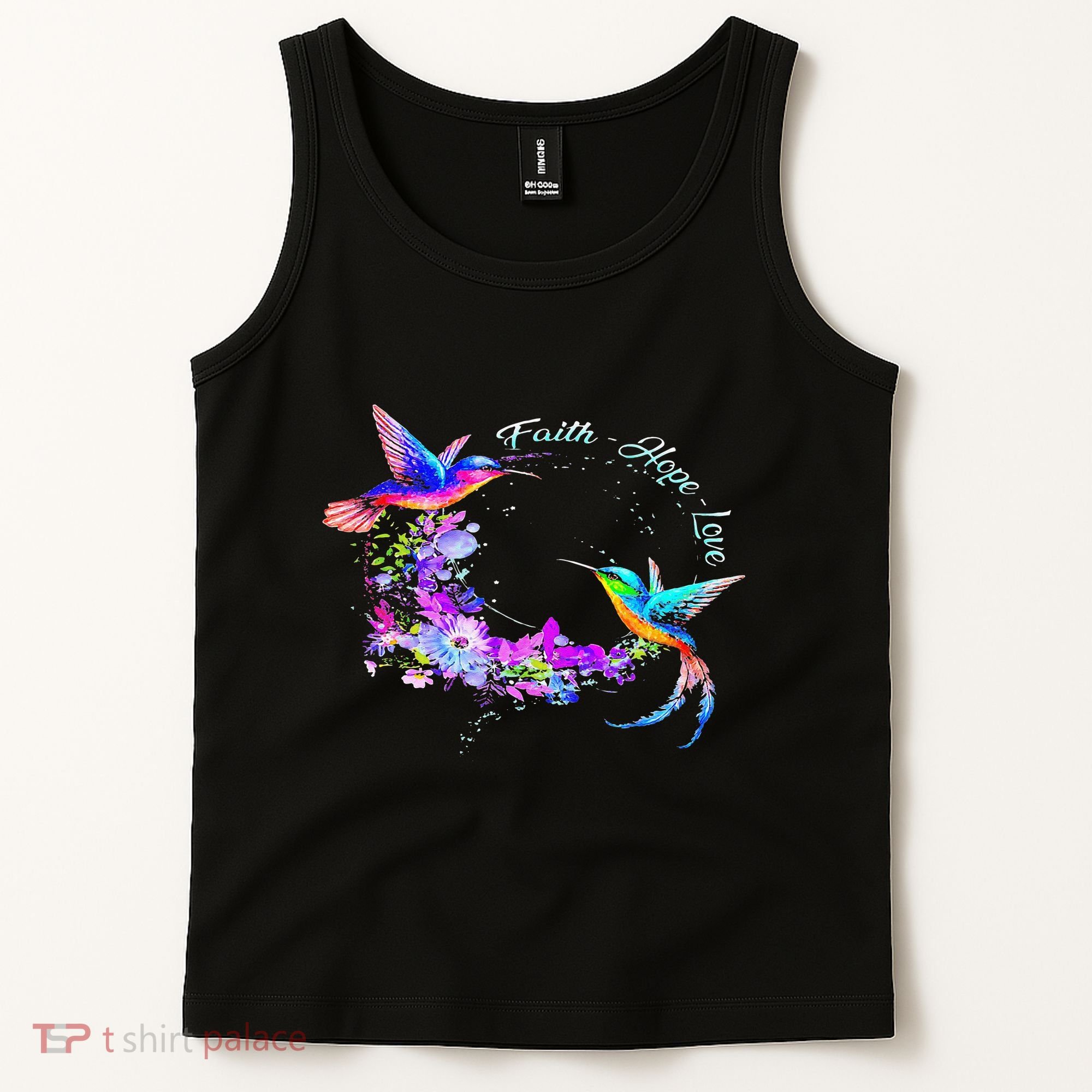 Hummingbird Bird Tree Beautiful Nature Spirit Tank Top