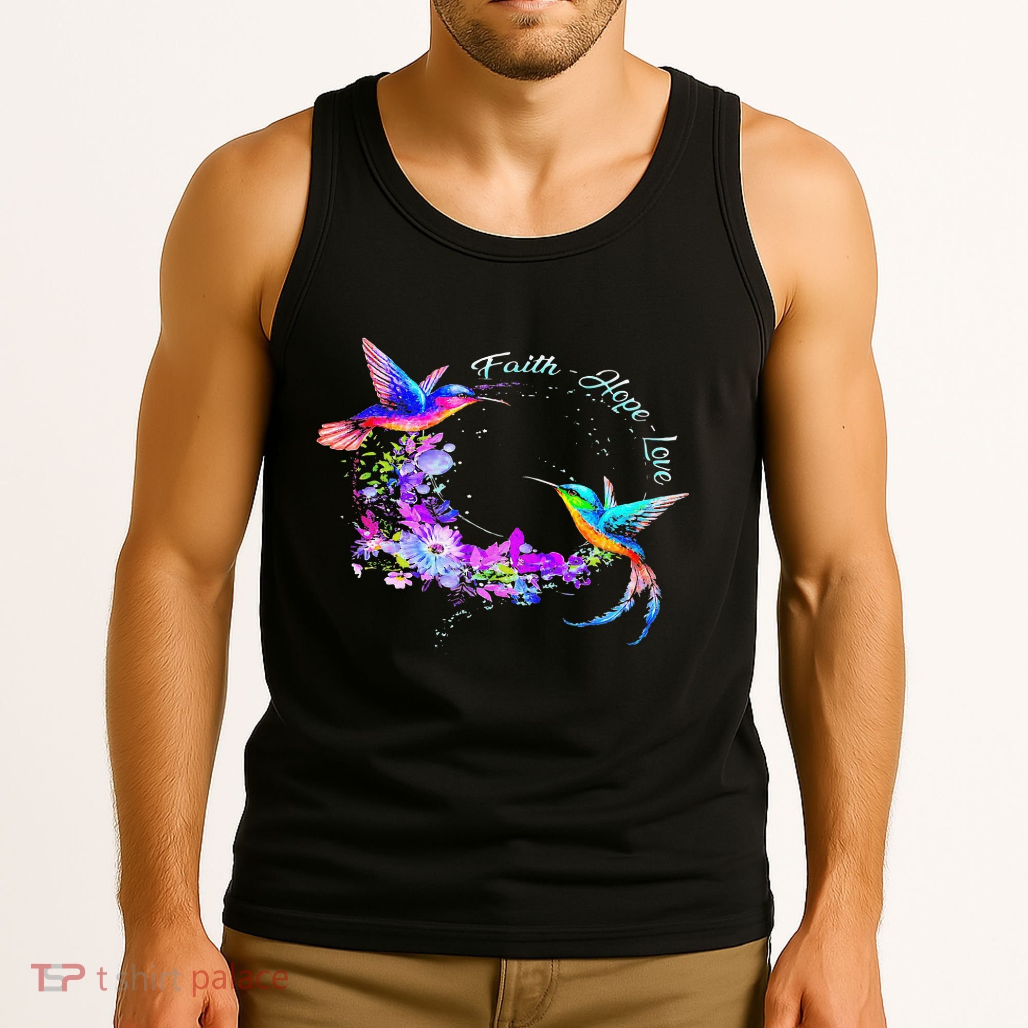 Hummingbird Bird Tree Beautiful Nature Spirit Tank Top