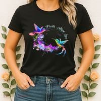 Hummingbird Bird Tree Beautiful Nature Spirit Women's T-Shirt thumb 2