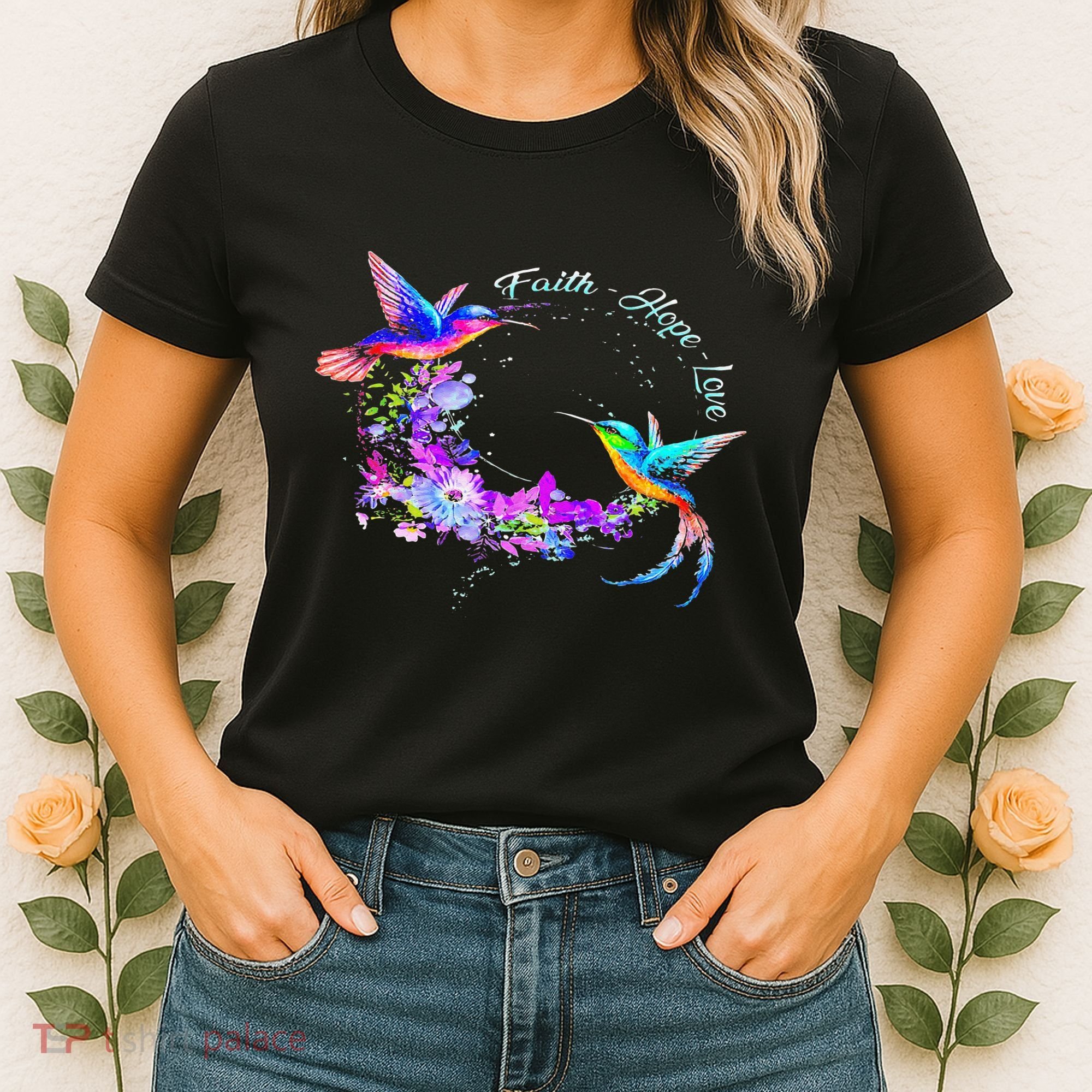 Hummingbird Bird Tree Beautiful Nature Spirit Women's T-Shirt