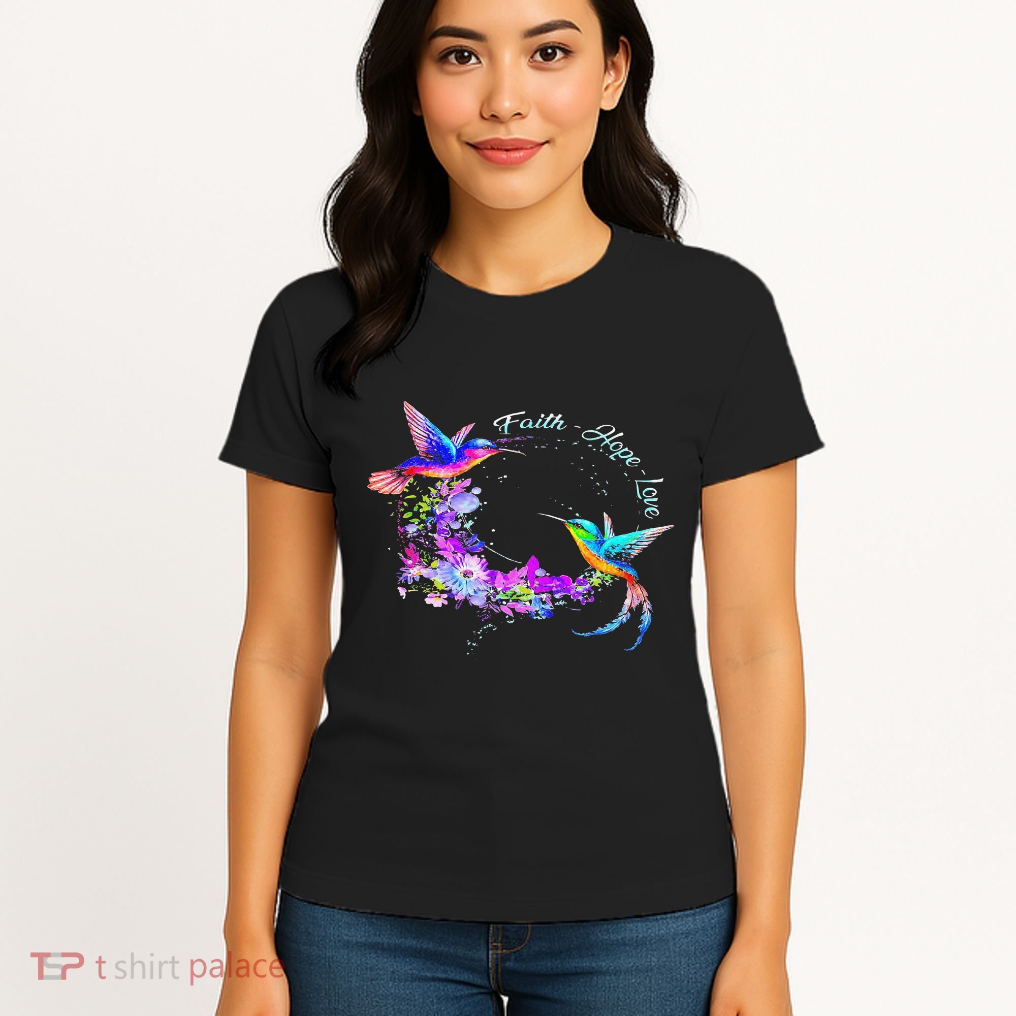 Hummingbird Bird Tree Beautiful Nature Spirit Women's T-Shirt