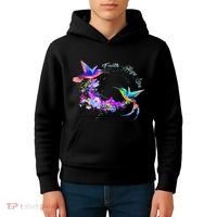 Hummingbird Bird Tree Beautiful Nature Spirit Kids Hoodie thumb 4