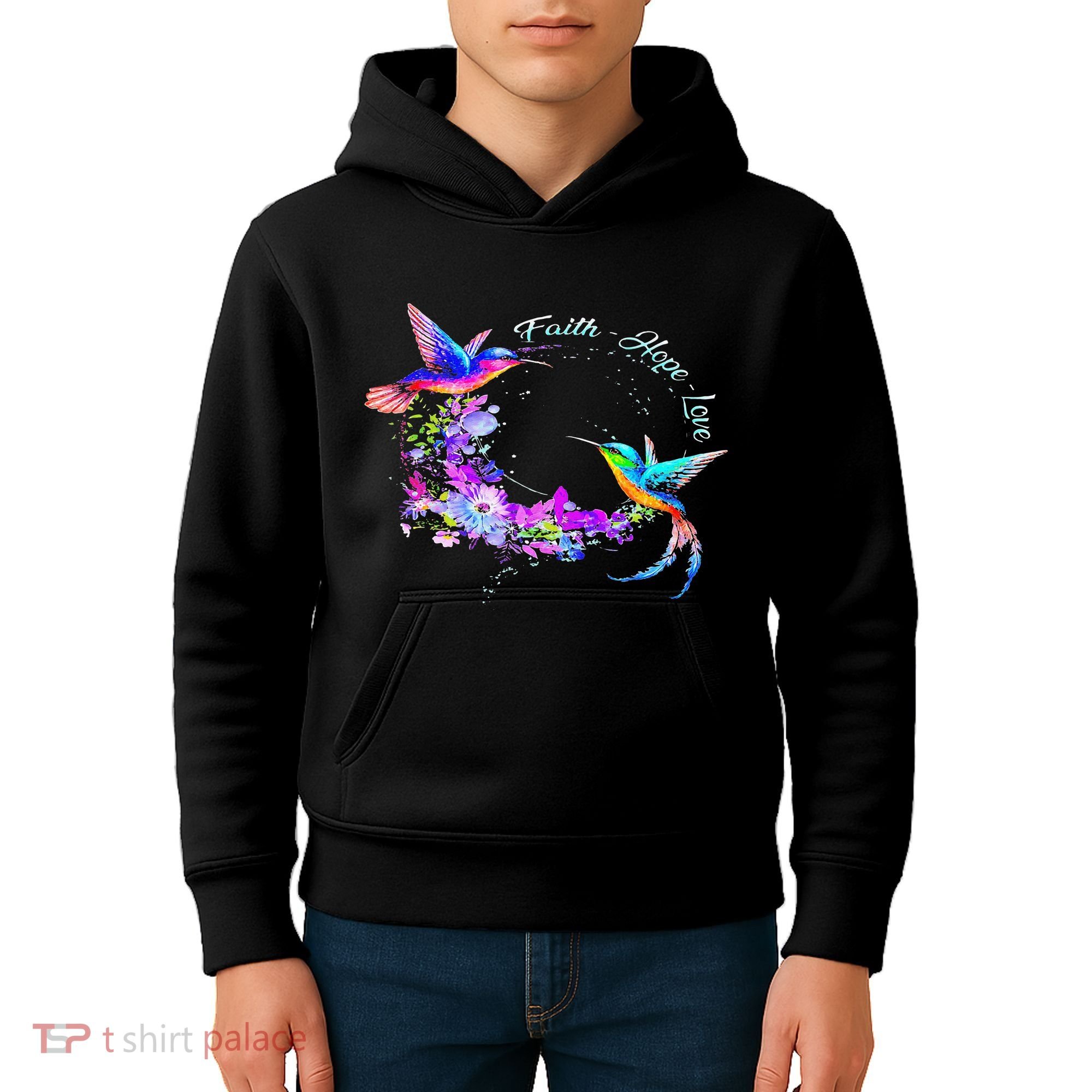 Hummingbird Bird Tree Beautiful Nature Spirit Kids Hoodie