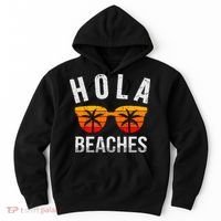Hola Beaches Tank Top Funny Beach Vacation Shirt Summer Hoodie thumb 0