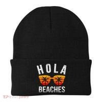 Hola Beaches Tank Top Funny Beach Vacation Shirt Summer Beanie thumb 0