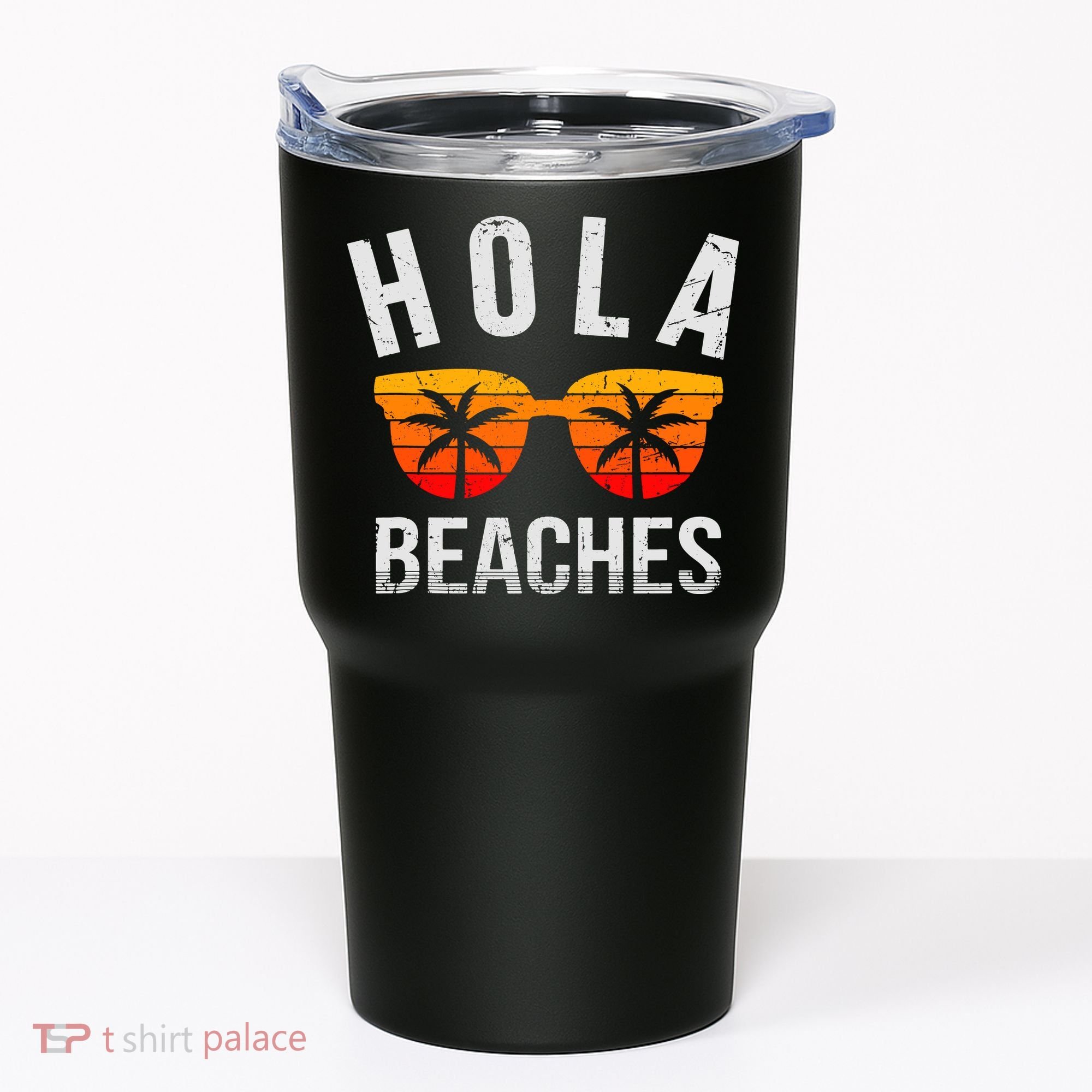 Hola Beaches Tank Top Funny Beach Vacation Shirt Summer Tumbler