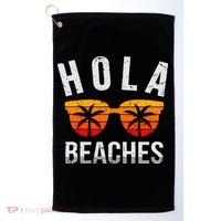 Hola Beaches Tank Top Funny Beach Vacation Shirt Summer Golf Towel thumb 0