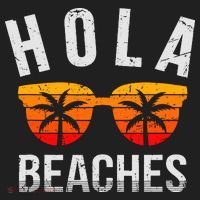 Hola Beaches Tank Top Funny Beach Vacation Shirt Summer Golf Towel thumb 3