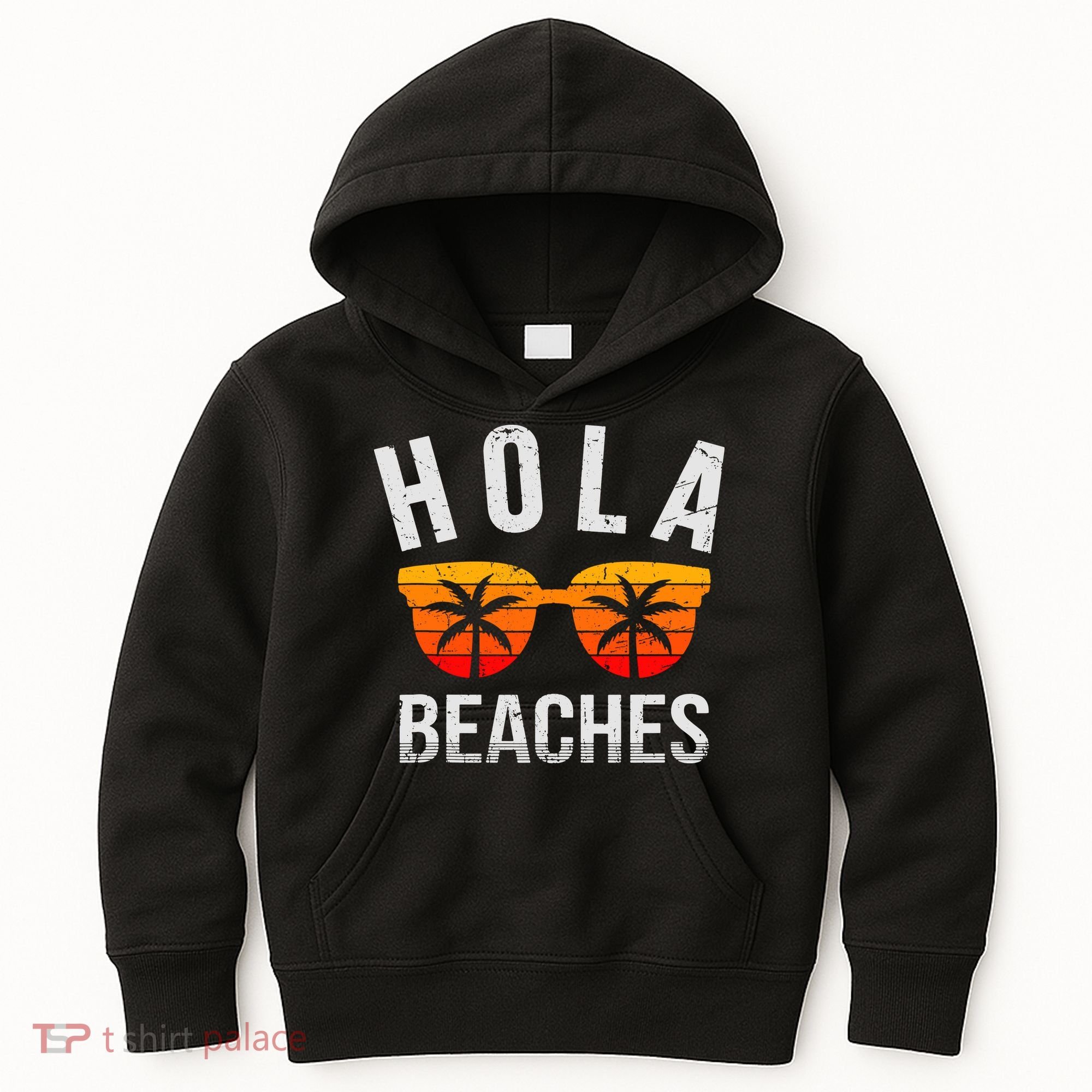 Hola Beaches Tank Top Funny Beach Vacation Shirt Summer Kids Hoodie
