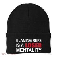 How Bout Those Chief Blaming Refs Is A Loser Mentality Beanie thumb 0