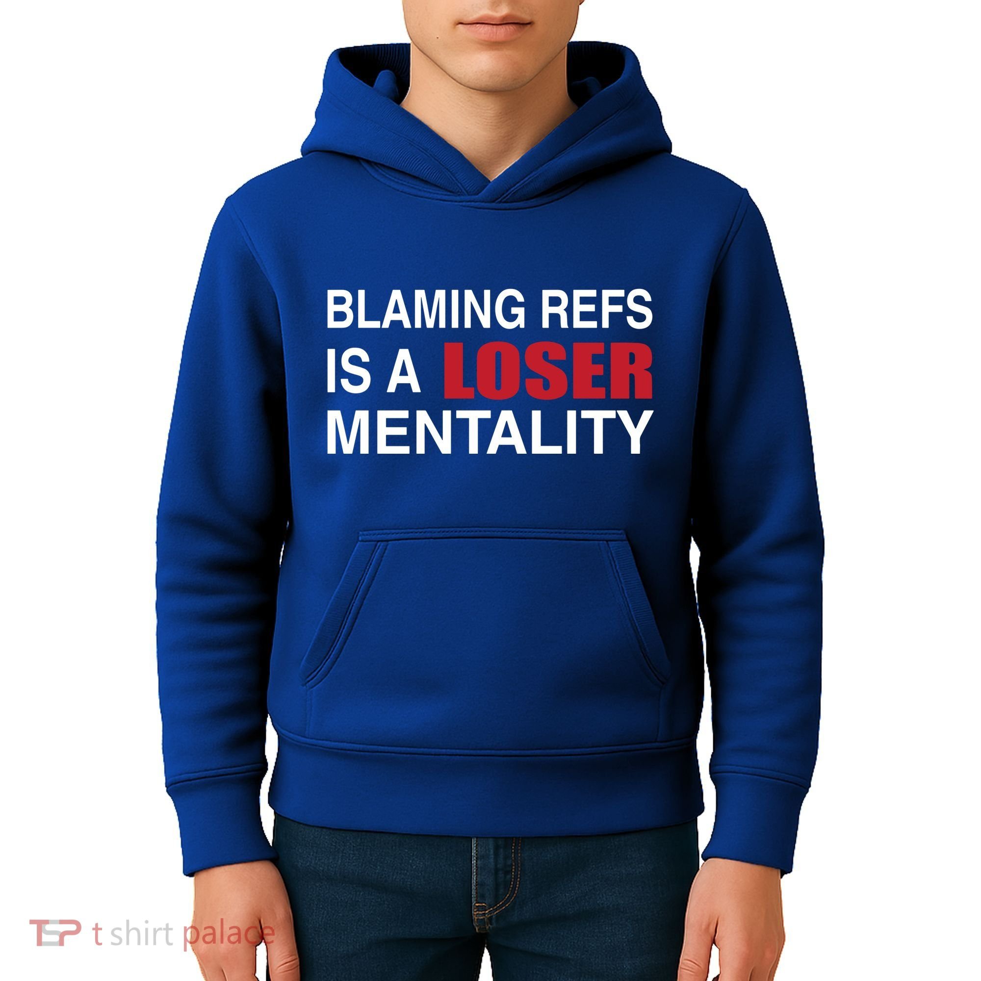 How Bout Those Chief Blaming Refs Is A Loser Mentality Kids Hoodie