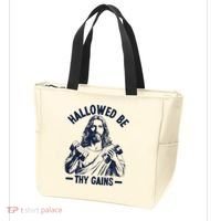 Hallowed Be Thy Gains Tote Bag thumb 3