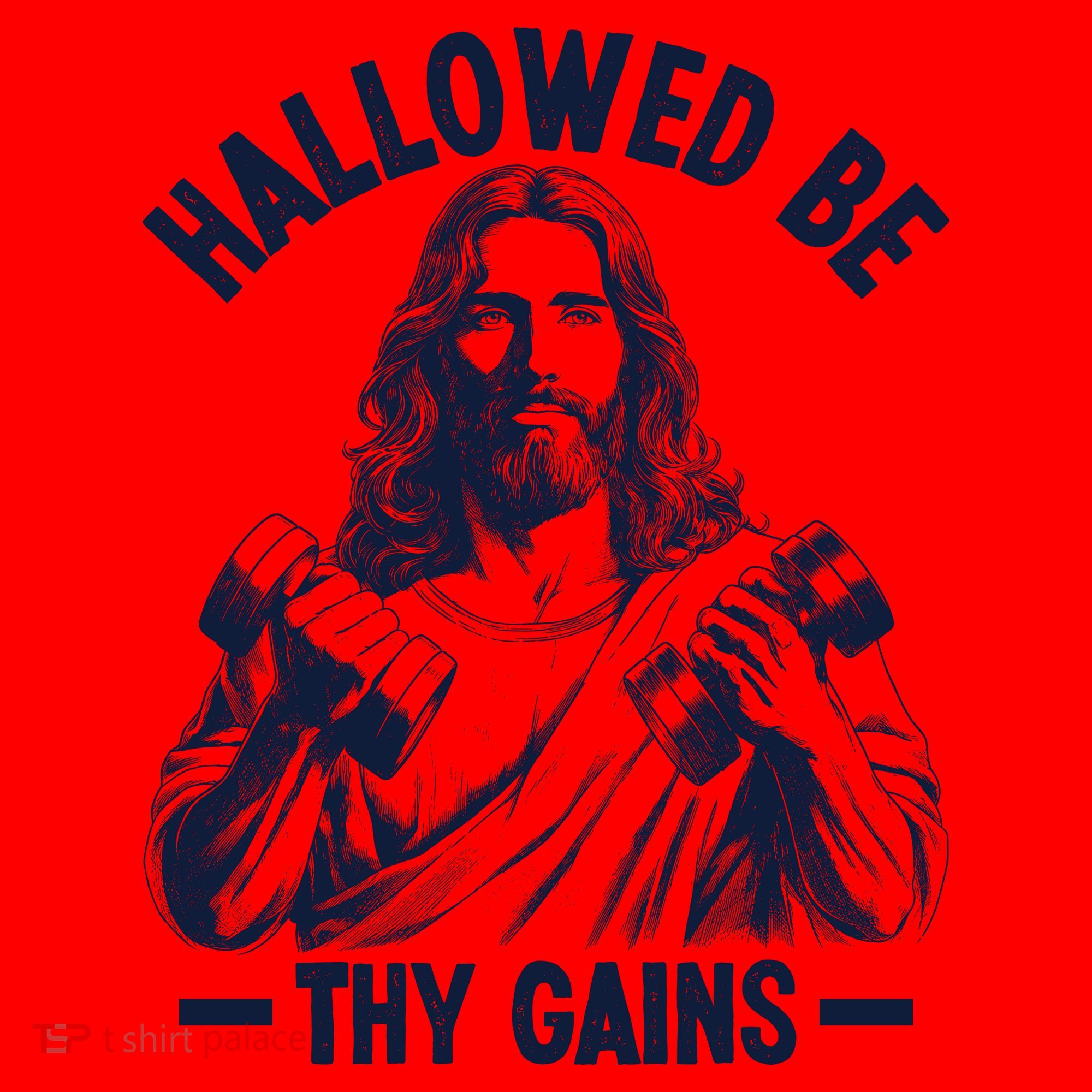 Hallowed Be Thy Gains Santa Hat