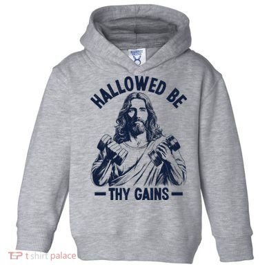 Hallowed Be Thy Gains Toddler Hoodie