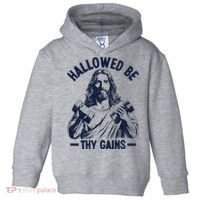 Hallowed Be Thy Gains Toddler Hoodie thumb 0