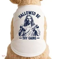 Hallowed Be Thy Gains Doggie Tank thumb 0