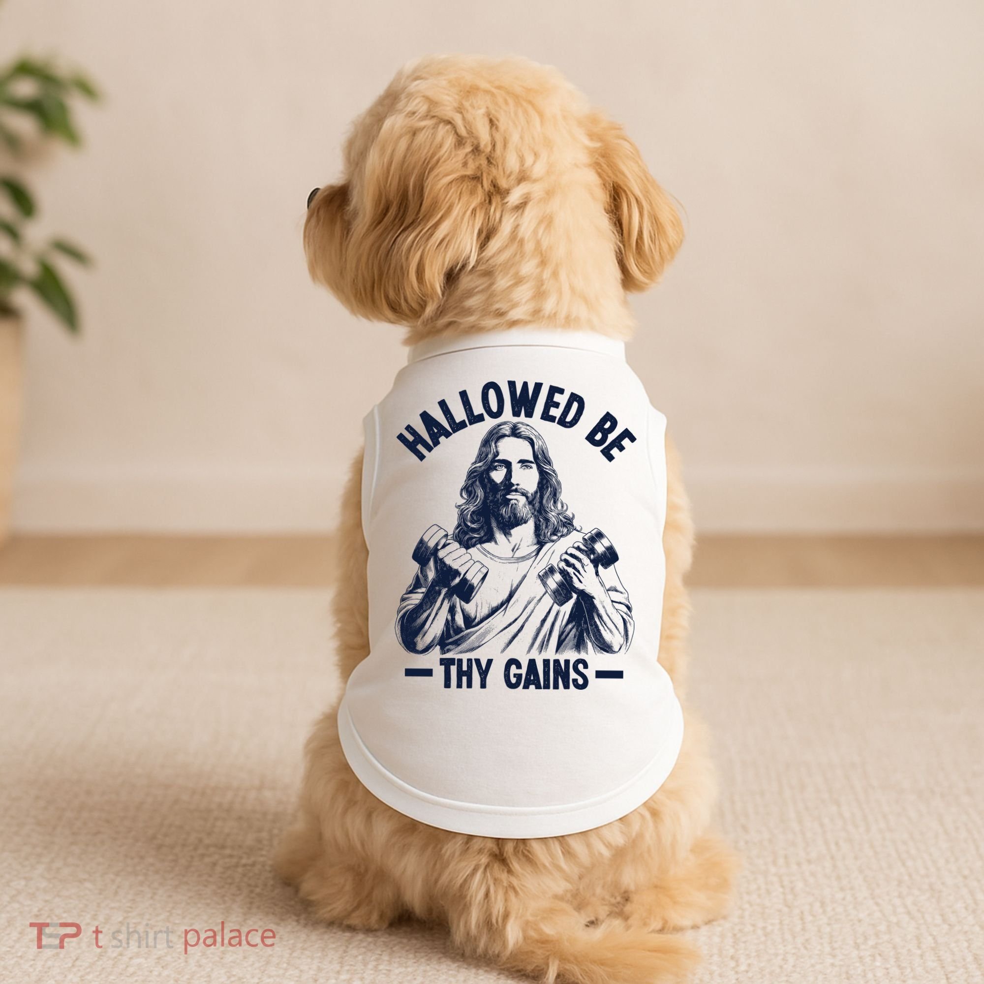Hallowed Be Thy Gains Doggie Tank