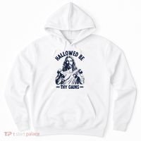 Hallowed Be Thy Gains Hoodie thumb 0