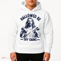 Hallowed Be Thy Gains Hoodie thumb 2