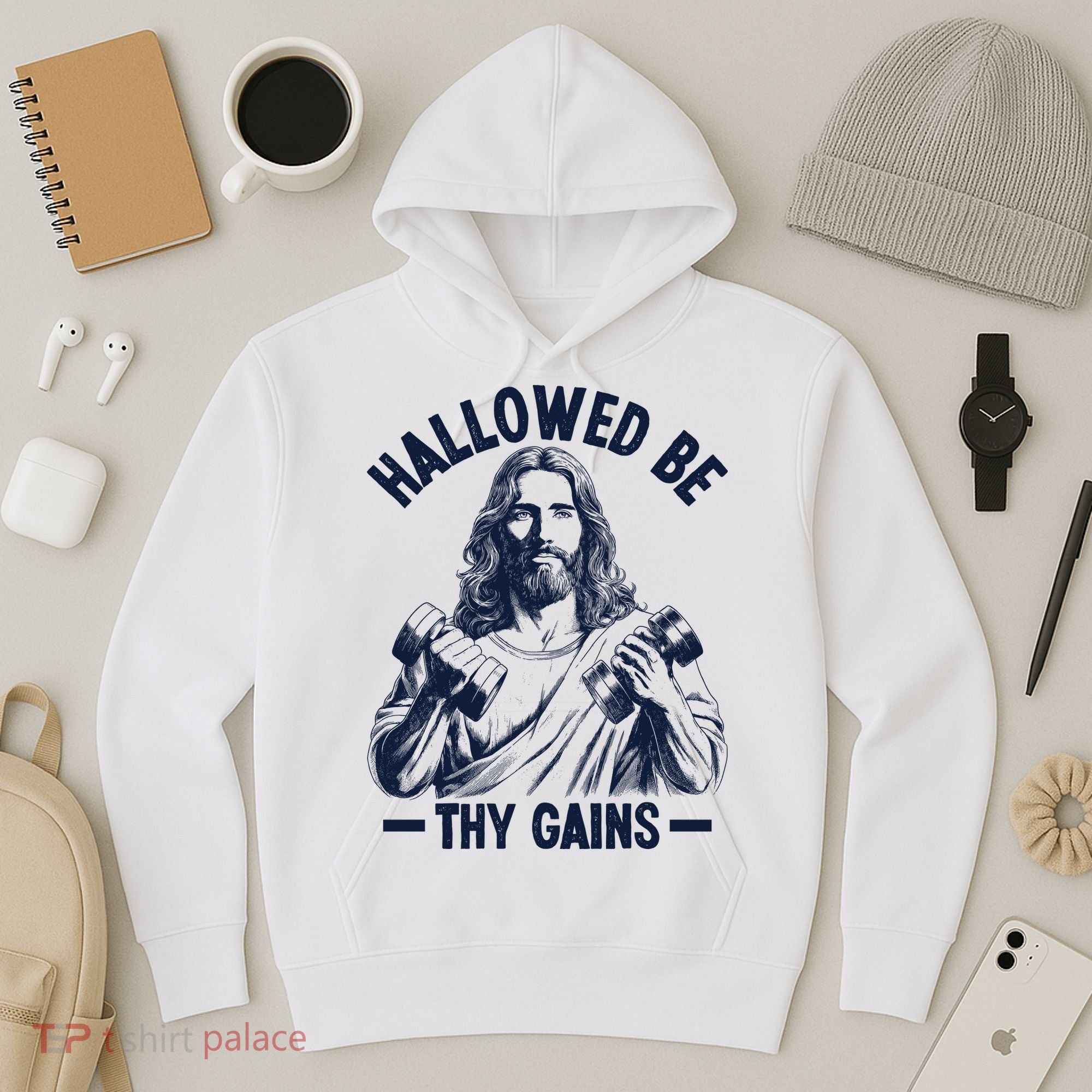 Hallowed Be Thy Gains Hoodie