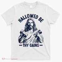 Hallowed Be Thy Gains T-Shirt thumb 0
