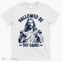 Hallowed Be Thy Gains T-Shirt thumb 0