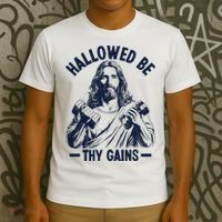 Hallowed Be Thy Gains T-Shirt thumb 3