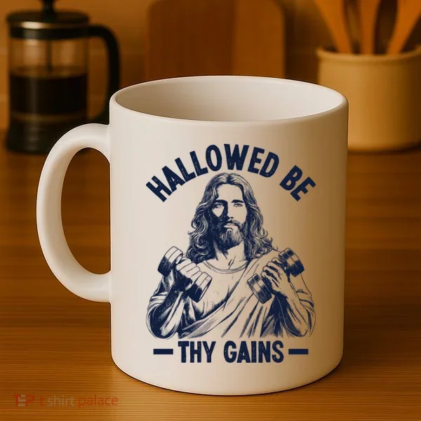 Hallowed Be Thy Gains Coffee Mug