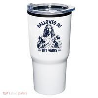 Hallowed Be Thy Gains Tumbler thumb 0