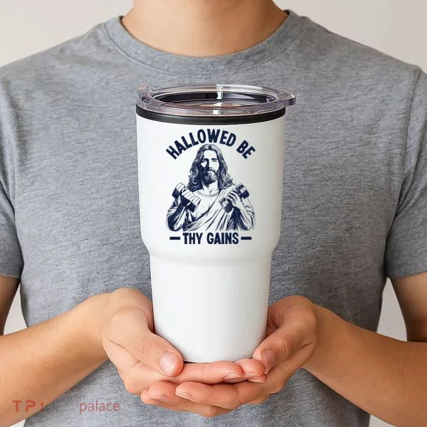 Hallowed Be Thy Gains Tumbler
