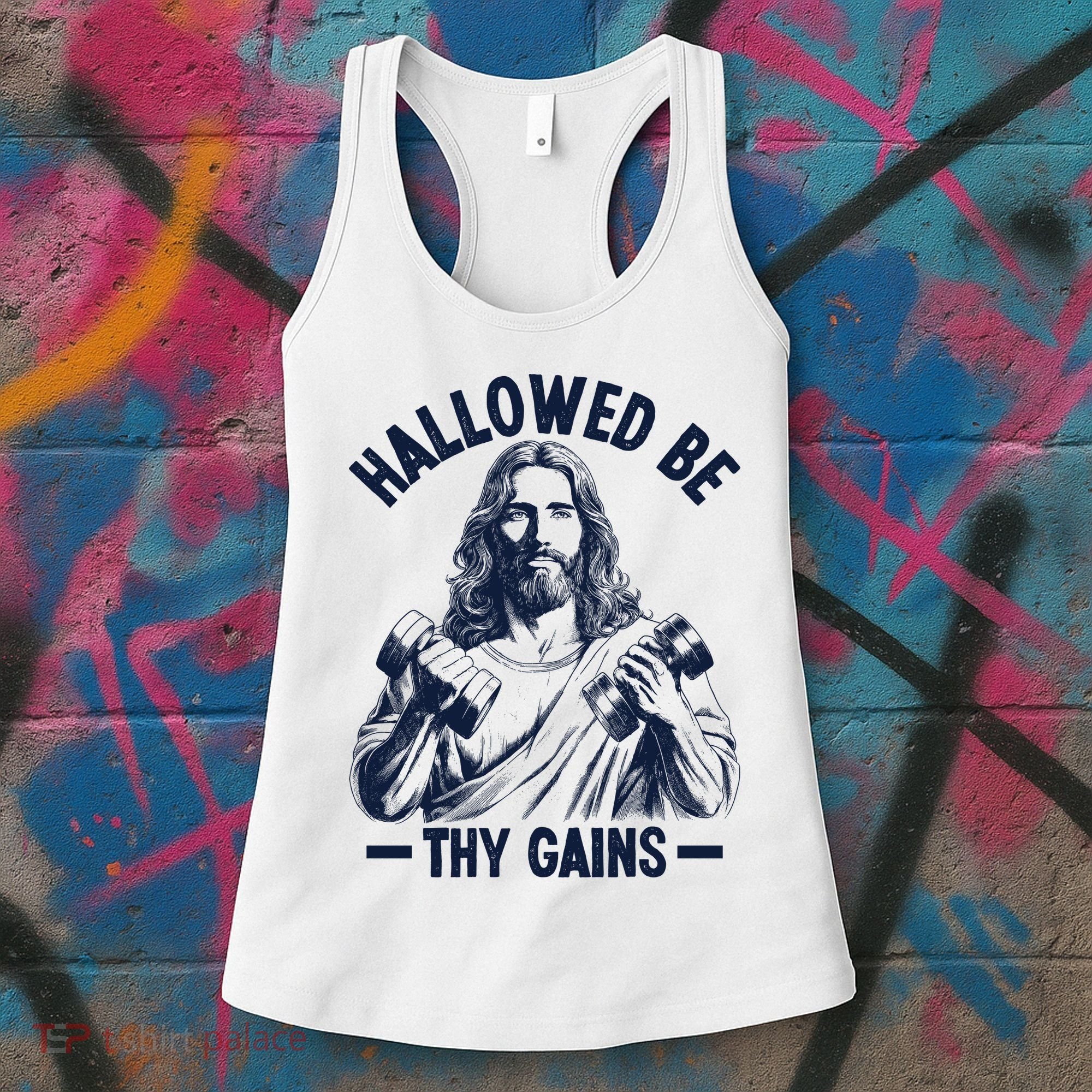 Hallowed Be Thy Gains Women's Tank Top