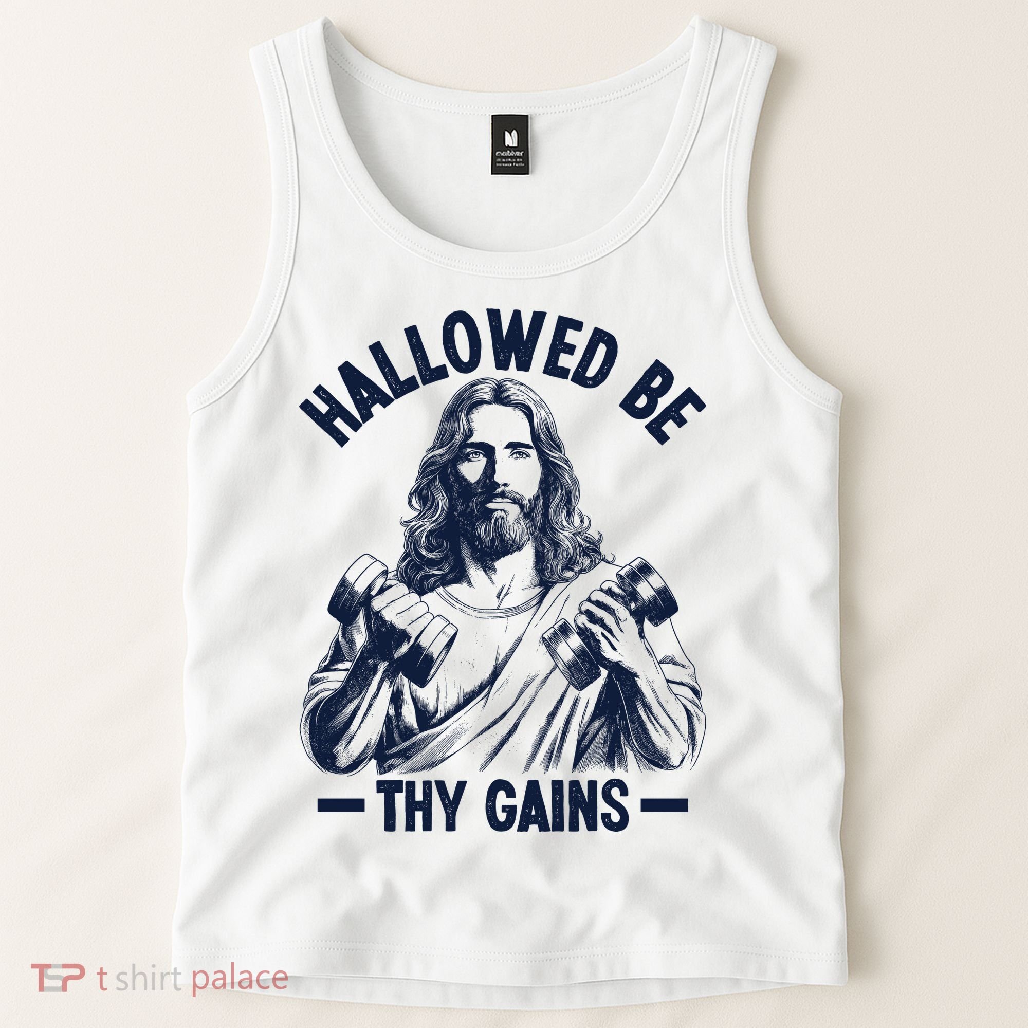 Hallowed Be Thy Gains Tank Top