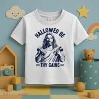 Hallowed Be Thy Gains Toddler T-Shirt thumb 3