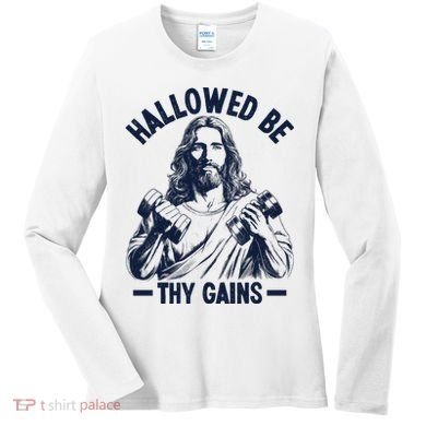 Hallowed Be Thy Gains Women's Long Sleeve Shirt