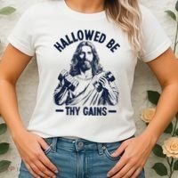 Hallowed Be Thy Gains Women's T-Shirt thumb 2