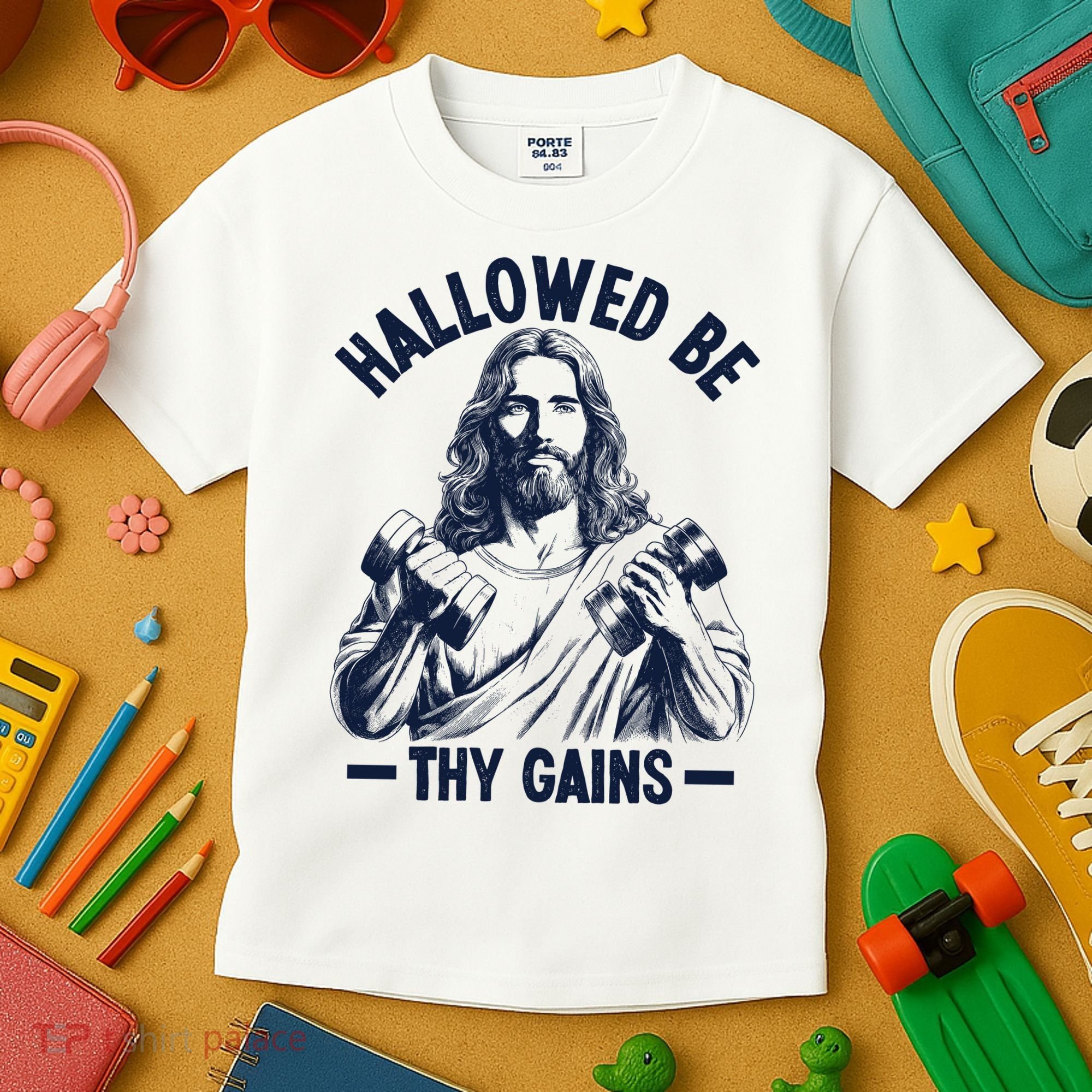 Hallowed Be Thy Gains Kids T-Shirt