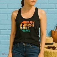 Happy Birdie To Me Golf Golfing Golfer Funny Player Birthday Women's Tank Top thumb 2
