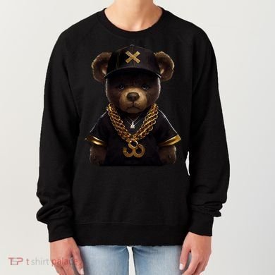 Hipster Bear Thug Women's Sweatshirt