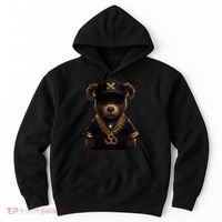 Hipster Bear Thug Hoodie thumb 0