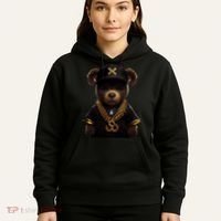 Hipster Bear Thug Hoodie thumb 5