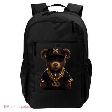 Hipster Bear Thug Backpack