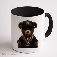 Hipster Bear Thug Coffee Mug thumb 1