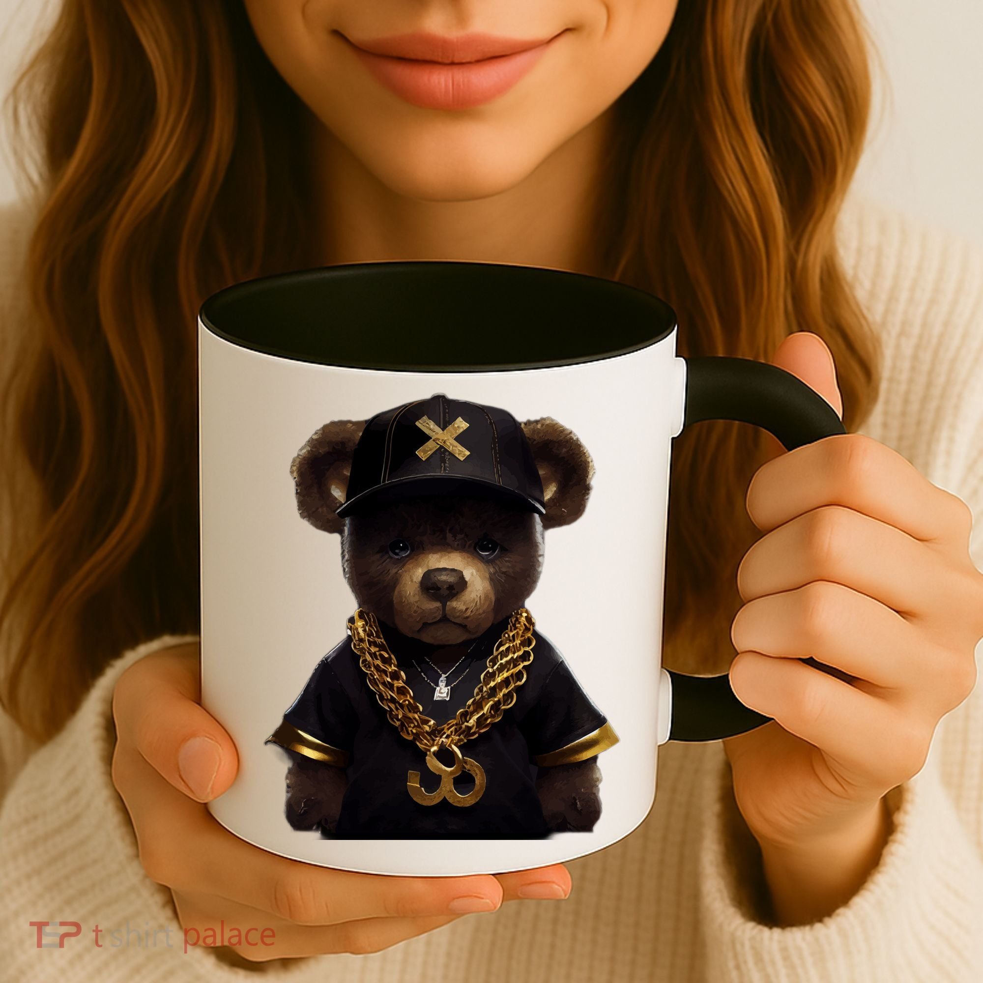 Hipster Bear Thug Coffee Mug