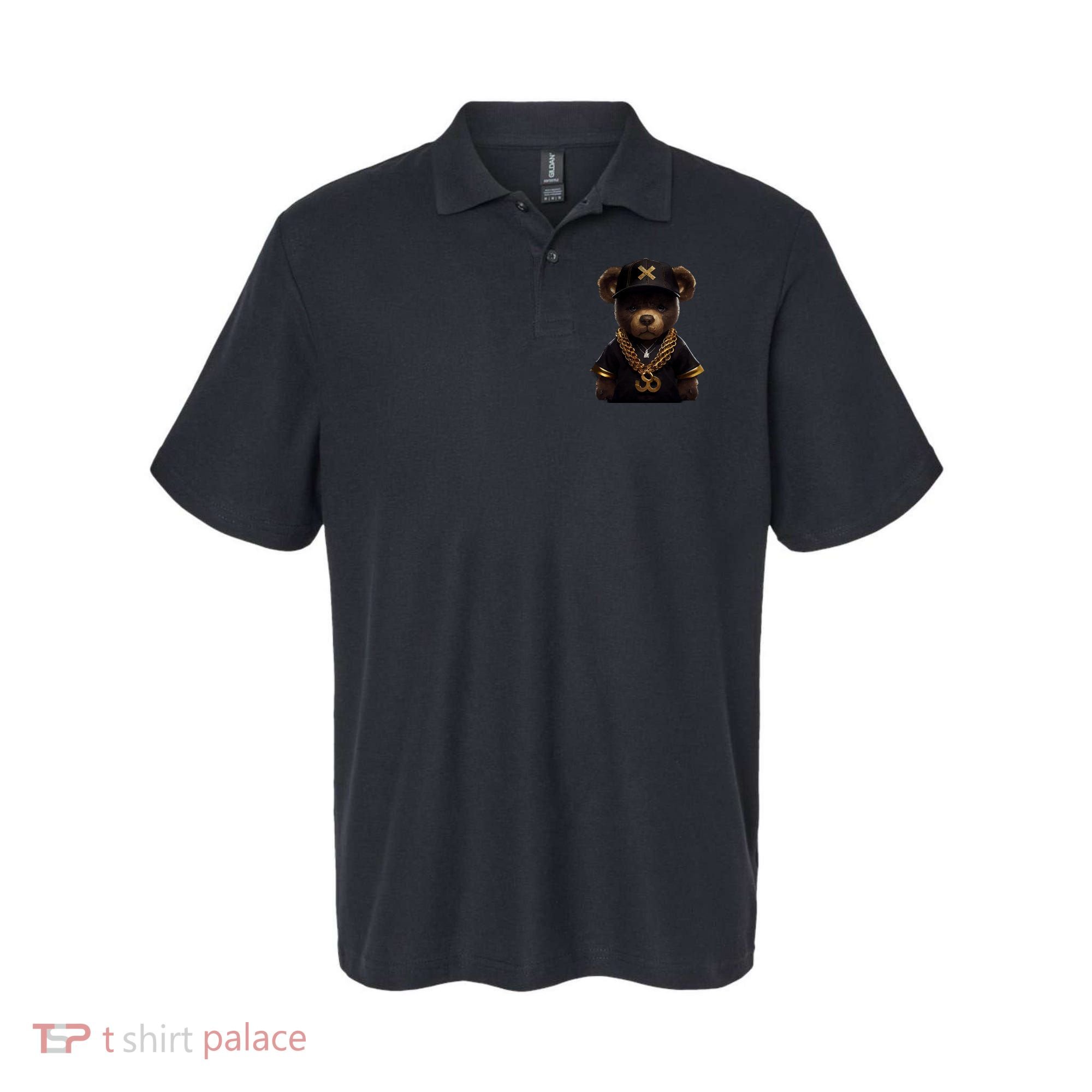 Hipster Bear Thug Polo