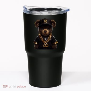 Hipster Bear Thug Tumbler