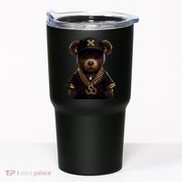 Hipster Bear Thug Tumbler thumb 0