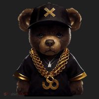 Hipster Bear Thug Tumbler thumb 3