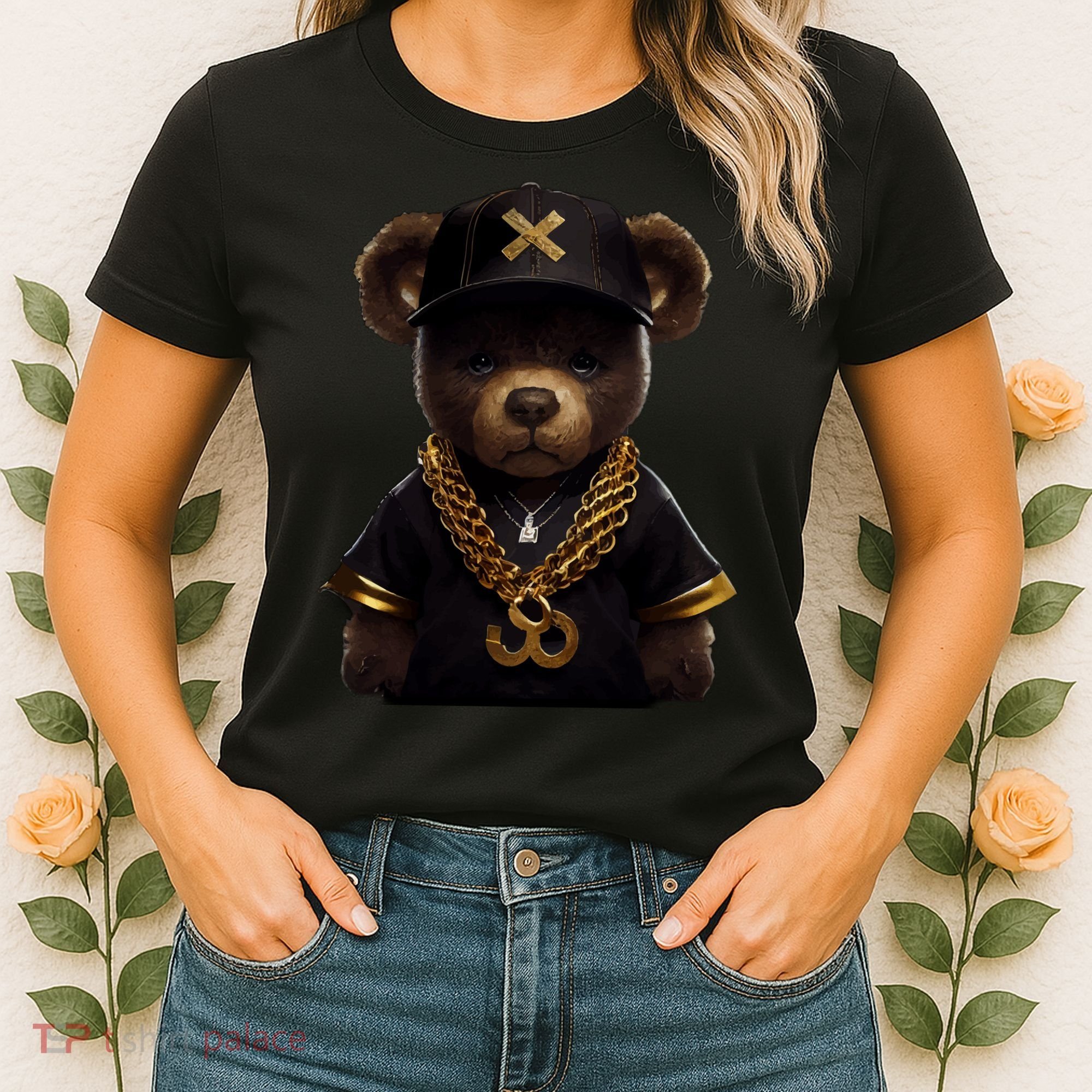 Hipster Bear Thug Women's T-Shirt