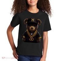 Hipster Bear Thug Kids T-Shirt thumb 2