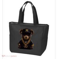 Hipster Bear Thug Tote Bag thumb 3